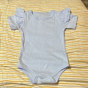 NEW Flutter Sleeve Onesie ~Light Blue ~ Perfect for monogramming